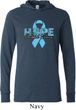 Hope Prostate Cancer Lightweight Hoodie Tee