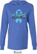 Hope Prostate Cancer Lightweight Hoodie Tee