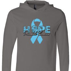 Hope Prostate Cancer Lightweight Hoodie Tee Hope Prostate Cancer Lightweight Hoodie Tee