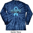Hope Prostate Cancer Long Sleeve Tie Dye Shirt