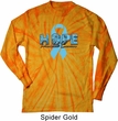 Hope Prostate Cancer Long Sleeve Tie Dye Shirt