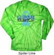 Hope Prostate Cancer Long Sleeve Tie Dye Shirt