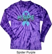 Hope Prostate Cancer Long Sleeve Tie Dye Shirt