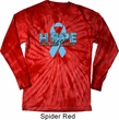 Hope Prostate Cancer Long Sleeve Tie Dye Shirt