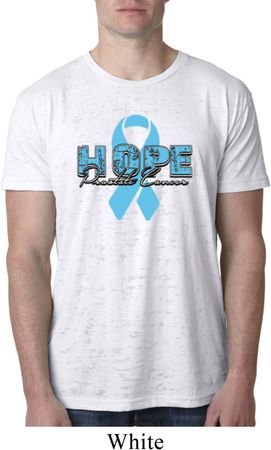 Hope Prostate Cancer Mens Burnout Shirt