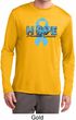 Hope Prostate Cancer Mens Dry Wicking Long Sleeve Shirt