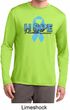 Hope Prostate Cancer Mens Dry Wicking Long Sleeve Shirt