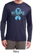 Hope Prostate Cancer Mens Dry Wicking Long Sleeve Shirt