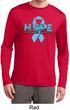 Hope Prostate Cancer Mens Dry Wicking Long Sleeve Shirt