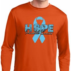 Hope Prostate Cancer Mens Dry Wicking Long Sleeve Shirt Hope Prostate Cancer Mens Dry Wicking Long Sleeve Shirt
