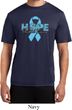 Hope Prostate Cancer Mens Moisture Wicking Shirt