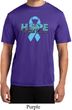 Hope Prostate Cancer Mens Moisture Wicking Shirt