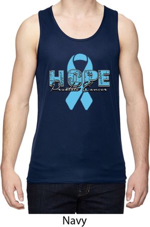 Hope Prostate Cancer Mens Moisture Wicking Tanktop