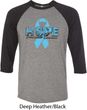 Hope Prostate Cancer Mens Raglan Shirt