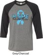 Hope Prostate Cancer Mens Raglan Shirt