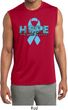 Hope Prostate Cancer Mens Sleeveless Moisture Wicking Shirt