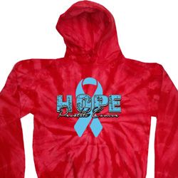 Hope Prostate Cancer Tie Dye Hoodie Hope Prostate Cancer Tie Dye Hoodie