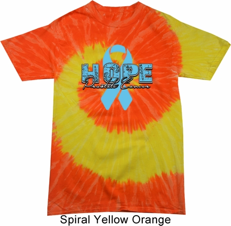 Hope Prostate Cancer Tie Dye Shirt