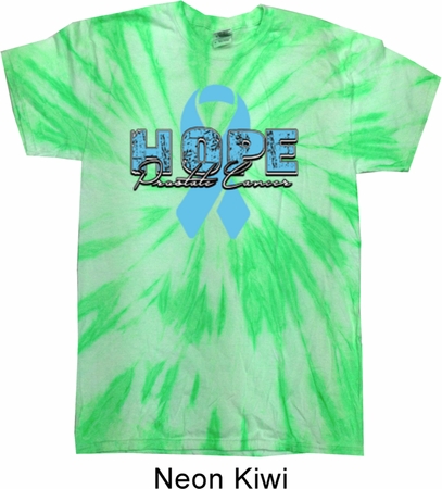 Hope Prostate Cancer Twist Tie Dye Shirt