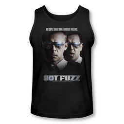 Hot Fuzz Tank Top Big Cops Black Tanktop Hot Fuzz Tank Top Big Cops Black Tanktop