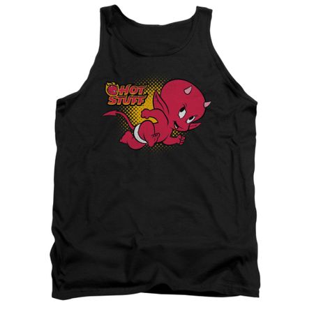 Hot Stuff Shirt Tank Top Running Black Tanktop