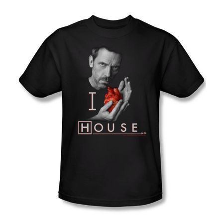 House Shirt I Heart House Black T-Shirt