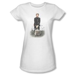 House Shirt Juniors Break Things White T-Shirt