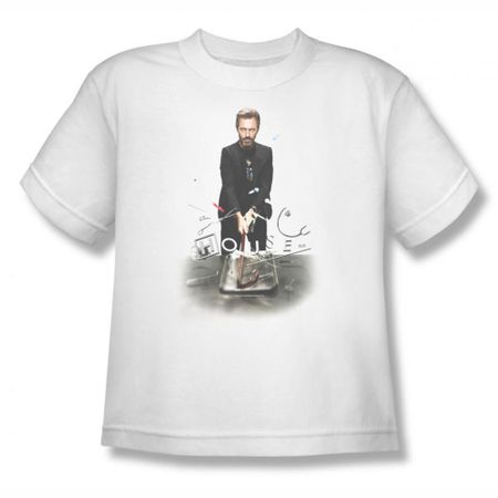 House Shirt Kids Break Things White T-Shirt