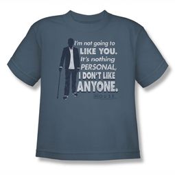 House Shirt Kids Don't Like Anyone Slate T-Shirt