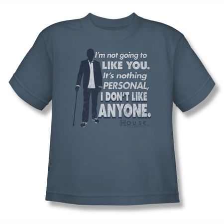 House Shirt Kids Don't Like Anyone Slate T-Shirt