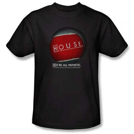 House Shirt Pathetic Black T-Shirt