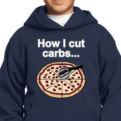 How I Cut Carbs Kids Hoodie