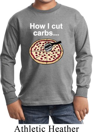 How I Cut Carbs Kids Long Sleeve Shirt