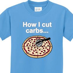 How I Cut Carbs Kids Shirts