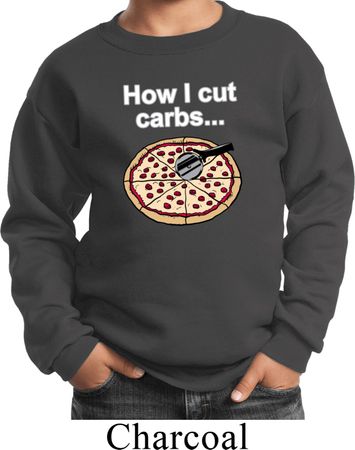How I Cut Carbs Kids Sweatshirt