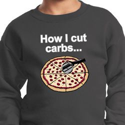 How I Cut Carbs Kids Sweatshirt