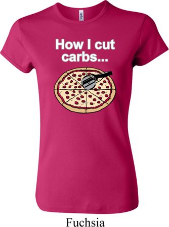 How I Cut Carbs Ladies Crewneck Shirt