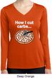 How I Cut Carbs Ladies Dry Wicking Long Sleeve Shirt