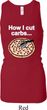 How I Cut Carbs Ladies Longer Length Racerback Tank Top