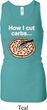 How I Cut Carbs Ladies Longer Length Racerback Tank Top