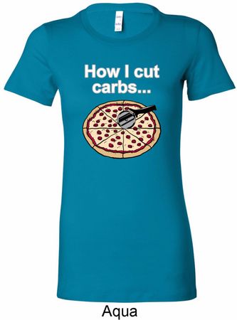 How I Cut Carbs Ladies Longer Length Shirt