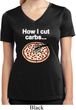 How I Cut Carbs Ladies Moisture Wicking V-neck Shirt