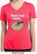 How I Cut Carbs Ladies Moisture Wicking V-neck Shirt