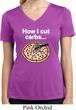 How I Cut Carbs Ladies Moisture Wicking V-neck Shirt