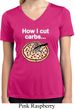How I Cut Carbs Ladies Moisture Wicking V-neck Shirt