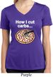 How I Cut Carbs Ladies Moisture Wicking V-neck Shirt