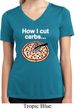 How I Cut Carbs Ladies Moisture Wicking V-neck Shirt