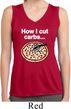 How I Cut Carbs Ladies Sleeveless Moisture Wicking Shirt