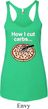 How I Cut Carbs Ladies Tri Blend Racerback Tank Top