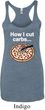 How I Cut Carbs Ladies Tri Blend Racerback Tank Top